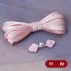 Botões Cheongsam Botões Coração de Pêssego Pétalas Botões de Pano Artesanais Retrô Decoração de Roupas Étnicas Acessórios de Botão para Traje Tang Chinês