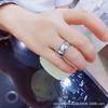 Anel Retrô Hip-Hop Coreano Popular na Internet Simples Feminino Números Romanos INS Moderno Anel Aberto Combina com Tudo Personalizado Masculino
