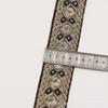 4,5cm Acessórios de Renda Estilo Étnico Chinoiserie Losango Paetê Bordado Acessórios de Vestuário Novo Chinoiserie Flor Fio Dourado