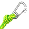Cuerda Verde para Muelle con Gancho de Resorte, Bola Flotante, Cuerda de Amarre Marina, Cuerda de Muelle, Cuerda de Ancla, Accesorios para Cuerda de Remolque de Lanchas