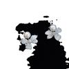 Aretes de Flor de Nenúfar Azul Hielo, Femeninos, Elegantes y Suaves, Aretes de Estilo Nuevo, Aretes Creativos de Perlas de Alta Gama