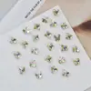 Acessórios para Nail Art, Strass de Formato Irregular, Strass Multifacetados com Base Pontuda Tipo Ninho de Pássaro, Diamantes de Alto Brilho, Itens Populares Online, Strass Quadrado Grosso Amarelo Pelo de Ganso K9