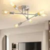 Lustre de sala de estar com atmosfera nórdica transfronteiriça, luminária de teto para quarto, LED, luminárias de personalidade criativa para estudo, luminária para casa, luminária para sala de jantar