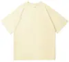 Camiseta Klein Azul 300g Algodón Puro Pesado Manga Corta Verano Unisex Marca de Moda Oversize Estilo Americano