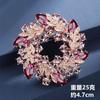 Broche Estilo Dama Elegante Novo Outono e Inverno Corsage Feminino Broche para Cardigã Joia Botão de Flor Bauhinia Botão para Cachecol