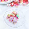 Elemento navideño DIY accesorios para funda de teléfono cuentas sueltas creativa gota acrílico árbol de Navidad muñeco de nieve pulsera cuentas