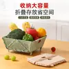 Cesta Plegable con Drenaje Cesta para Almacenar Frutas y Verduras Cesta para Almacenar Snacks de Escritorio Suministros de Almacenamiento de Plástico Publicidad Imprimible