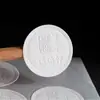 Pegatinas de alto nivel con relieve de patrón de árbol, cajas de regalo personalizadas, etiquetas de sellado de logotipo de material especial, etiquetas autoadhesivas premium