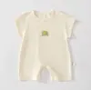 Macacão para Bebê Recém-Nascido Macacão de Verão de Manga Curta para Bebês Meninos e Meninas Roupas Finas de Verão para Bebês Pijamas