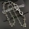 Nuevo y elegante pulsera de cruz para hombres a la moda, colección de pulseras vintage hechas a mano de alta gama europeas y americanas, directo del fabricante