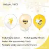 Nuevo Set de Vajilla Infantil Temática de Abejitas Amarillas, Platos de Papel, Servilletas de Papel, Mantel, Decoración de Escena para Fiesta