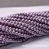 40cm Imitación Vidrio Alto Brillo Hilo de Algodón Perlado Colorido Cuentas de Vidrio para Joyería DIY Accesorios Cuentas de Agujero Recto Cuentas Sueltas Cuentas