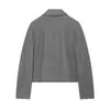 Venta al por mayor Otoño 2026 Nuevo Estilo Europeo y Americano Chaqueta Casual Holgada de Color Sólido para Mujer 61814