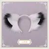 Diademas de Peluche Orejas de Gato Hechas para Cruce de Fronteras, Disfraces de Fiesta, Accesorios para Actuaciones, Accesorios para el Cabello de Orejas de Zorro para Halloween