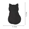 Parches bordados únicos de gato negro estilo oscuro, varias poses de gatitos, para reparar agujeros en la ropa, insignias bordadas para mochilas