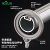 IKSUN Barra Romana de Aleación de Aluminio Engrosada Barra Única para Cortina Barra Doble Soportes Simples para Accesorios de Cortina Barra de Cortina