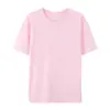 Comercio Exterior Talla Europea Camiseta de Manga Corta 100% Algodón 180g para Hombre y Mujer Talla Grande Camiseta Transfronteriza Pod Una Pieza Logotipo Personalizado Patrón