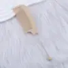 Pente Criativo DIY com Contas, Pente Portátil Curvo de Plástico Doméstico com Cauda Pontiaguda, Pente Fino Liso para Cachear Cabelo, Cuidados com o Cabelo no Atacado