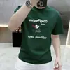 Camiseta de Manga Curta 2026 para Homens, Marca Ins Trendy de Verão, Design Estilo Hong Kong, Top Soltinho de Meia-Manga Trendy de Nicho