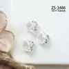 Substituição de Alta Qualidade Cristal K9 Diamante Branco Manicure Diamante Joias Coração Explosivo Ovo de Pombo Diamante Pedregulho de Ângulo Reto Joias
