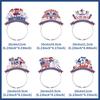 Nueva Diadema de Disfraz para el Día de la Independencia Americana Tema USA Niños Fiesta Decoración de Fiesta Diadema