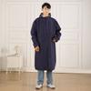 Capa de Chuva Estilo Corta-Vento Peça Única, Longa para Caminhadas ao Ar Livre, À Prova de Chuva Forte, Poncho Estilo Corta-Vento Espessado e Alongado para Homens e Mulheres