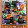 Feliz Halloween Set de Globos de Halloween en Español Suministros para Decoración de Fiestas Amazon Transfronterizo