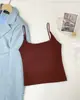 Outono e Inverno Lixamento 888 Novo Estilo Pinsen Cor Comprimento Médio Alça de Peito Coberto Small Vest Roupa Íntima Feminina Versátil Emagrecedor