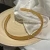 Faixa de cabeça básica de acrílico cor de gelatina, adorno de cabeça, para meninas, colorida, para lavar o rosto, faixa de cabelo de pressão versátil, acessórios de cabelo