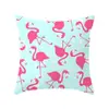 Fábrica multi-especificação imitação super macio criativo desenho animado flamingo fronha quarto estudo almofada de apoio para cintura capa