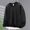 Nueva Camiseta de Manga Larga con Cuello Redondo para Primavera y Otoño 2026, Sudadera Gruesa Versátil de Moda, Camiseta Básica Unisex