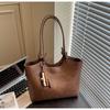 Bolso de Axila de Aspecto Elegante Transfronterizo para Mujer 2025 Otoño Nuevo Bolso de Viaje de Gran Capacidad Bolso de Hombro Simple