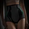 Calças de Spandex Líquido com Controle da Barriga, Calças Levanta Bumbum, Modelador Sem Costura de Cintura Alta, Modelador Plus Size para Afinar a Barriga, Modelagem da Cintura
