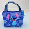 Bolso de Mano Stitch Monedero Bolsa de Almacenamiento Llavero de Bolso Stitch Bebé Estrella Bolsa con Cremallera para Auriculares