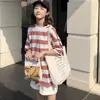 2025 Nova Camiseta de Manga Curta Listrada Estilo Harajuku Bf para Mulheres Verão Estilo Americano Preguiçosa Solta Bf Versátil Elegante Top