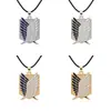 Collar con Colgante Ala de la Libertad Transfronteriza Joyería al por Mayor Animación Alrededor del Logo del Cuerpo de Investigación de Attack on Titan