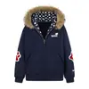 Sudadera con Capucha y Cuello de Piel Hello Kitty Estilo Retro Americano para Hombres y Mujeres Otoño e Invierno 2025 Nueva Chaqueta Gruesa de Terciopelo Holgada