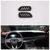 Adecuado para modificación de moldura de ventilación de aire Hyundai Palisade 2019, Ventilación de aire pequeña, Ventilación de aire superior delantera m