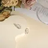 Pendientes de Flor de Perla Estilo Casual para Mujer Diseño Original Galvanizado Ecológico Aguja de Plata S925 Tienda Compra al por Mayor Accesorios