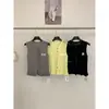 Venta de Liquidación, Sin Devoluciones ni Cambios Verano 2026 Estilo Coreano Sensación de Oxígeno Blusa sin Mangas de un Solo Botón con Volantes para Mujer A80018