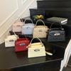Bolso de Mano Francés de Nicho con Textura 2025 Nuevo Bolso de Mujer Moderno Simple Bolso Bandolera Popular Casual Bolso Cuadrado Pequeño