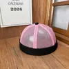 2026 Nuevo Gorro de Malla Transpirable para Hombres y Mujeres, Estilo Coreano Street Hip-Hop Sin Visera, Gorro de Propietario Yabi