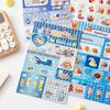 Pegatinas americanas de la serie de postres y té de la tarde, pegatinas de cuentas de mano, material decorativo para manualidades, pegatinas de cuentas de mano, venta al por mayor transfronteriza