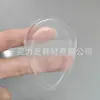 Esponja de pó com alça silicone real transparente macia amigável à pele ferramentas de maquiagem não come pó fácil de maquiar esponja úmida