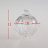 Tarro de cristal estilo europeo para dulces, con forma de calabaza y tapa, ideal para azucarero, para sala de estar, para frutos secos, para refrigerios y café en grano.