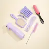 Peinado modelado peine de cojín de aire peine de costillas de masaje para el hogar recogido para cabello rizado peine de cola puntiaguda peine de pulverización densa traje de peine