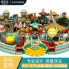 Grande castelo travesso playground infantil interno equipamento internet celebridade pai-filho tema slide entretenimento instalações fabricante