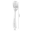Cuchara Infantil de Acero Inoxidable 304 de Dibujos Animados Vajilla para Bebé Linda Cara Sonriente Cuchara Pequeña Creativa Tenedor para Fruta Cuchara para Postre Tenedor