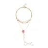 Collar cruzado europeo y americano multicapa ajustable en forma de Y, cadena larga de borla vintage de nicho para la clavícula, joyería de comercio exterior