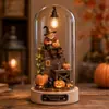 Lâmpada de Ambiente Inovadora Transfronteiriça da Amazon com Design Fofo e Peculiar Lâmpada de Atmosfera de Halloween com Cobertura de Vidro